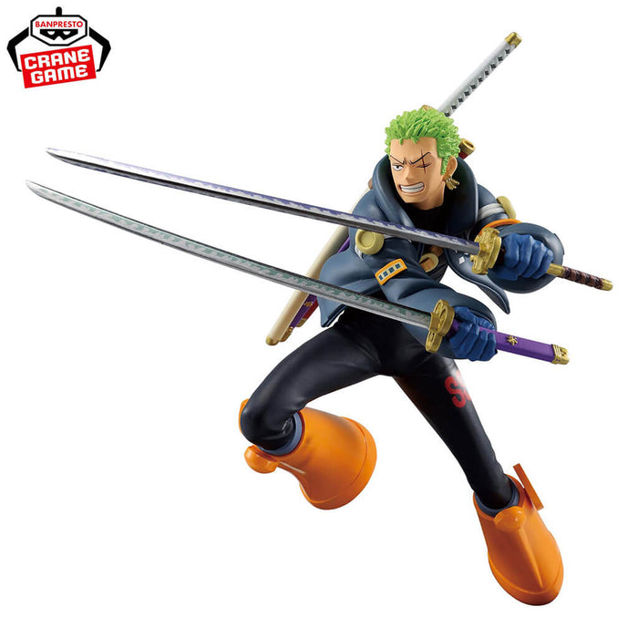 ONE PIECE - FIGURINE RORONOA ZORO BATTLE RECORD COLLECTION