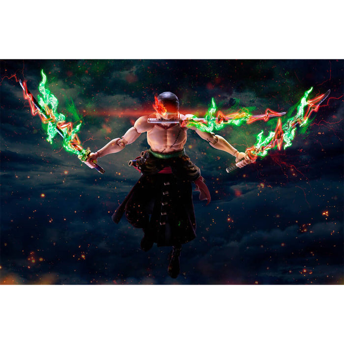 ONE PIECE - RORONOA ZORO KING OF HELL SH FIGUARTS FIGURE