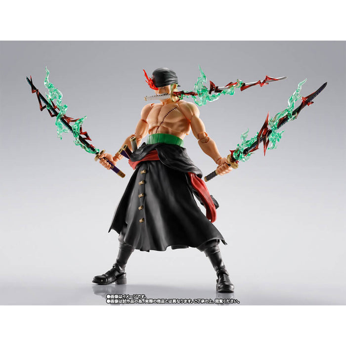 ONE PIECE - RORONOA ZORO KING OF HELL SH FIGUARTS FIGURE