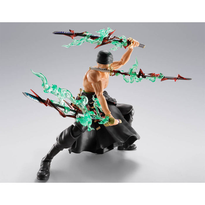 ONE PIECE - RORONOA ZORO KING OF HELL SH FIGUARTS FIGURE