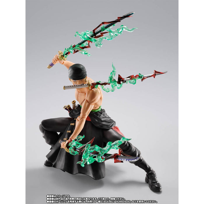 ONE PIECE - RORONOA ZORO KING OF HELL SH FIGUARTS FIGURE