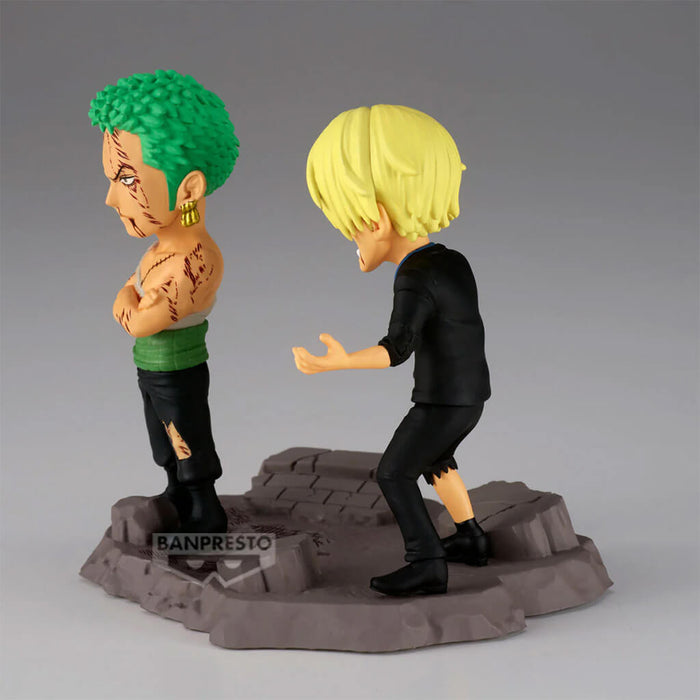 ONE PIECE - FIGURINE RORONOA ZORO & SANJI WCF LOG STORIES