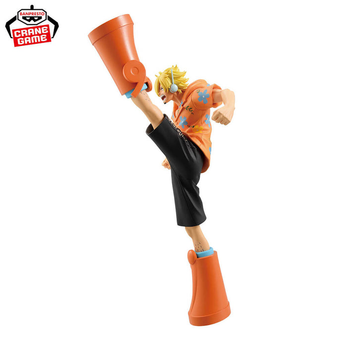 ONE PIECE - FIGURA DE SANJI II (VERSIÓN CABEZA DE HUEVO) COLECCIÓN BATTLE RECORD