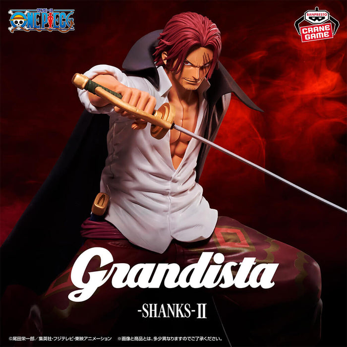 ONE PIECE - FIGURINE SHANKS II GRANDISTA