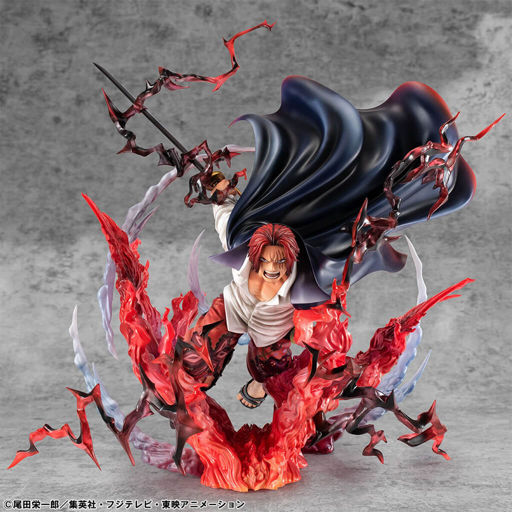 ONE PIECE - FIGURA SHANKS RED HAIR PIRATES CAPTAIN KAMUSARI PORTRAIT OF PIRATES SA-MAXIMUM