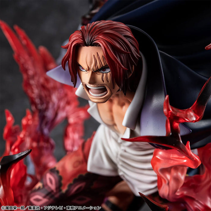 ONE PIECE - FIGURINE SHANKS RED HAIR PIRATES CAPTAIN KAMUSARI PORTRAIT OF PIRATES SA-MAXIMUM
