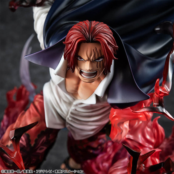 ONE PIECE - FIGURINE SHANKS RED HAIR PIRATES CAPTAIN KAMUSARI PORTRAIT OF PIRATES SA-MAXIMUM