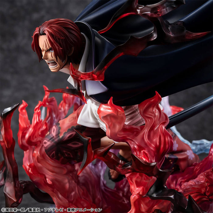 ONE PIECE - FIGURINE SHANKS RED HAIR PIRATES CAPTAIN KAMUSARI PORTRAIT OF PIRATES SA-MAXIMUM