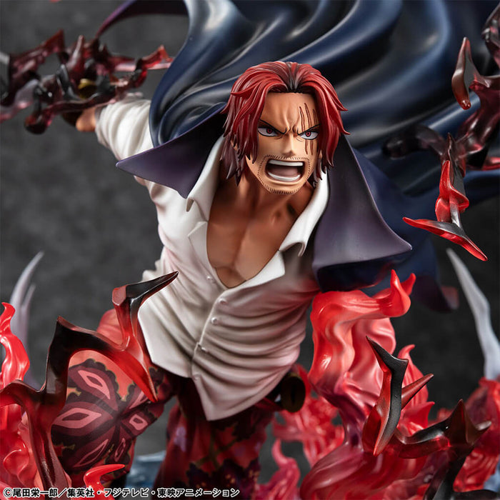 ONE PIECE - FIGURINE SHANKS RED HAIR PIRATES CAPTAIN KAMUSARI PORTRAIT OF PIRATES SA-MAXIMUM