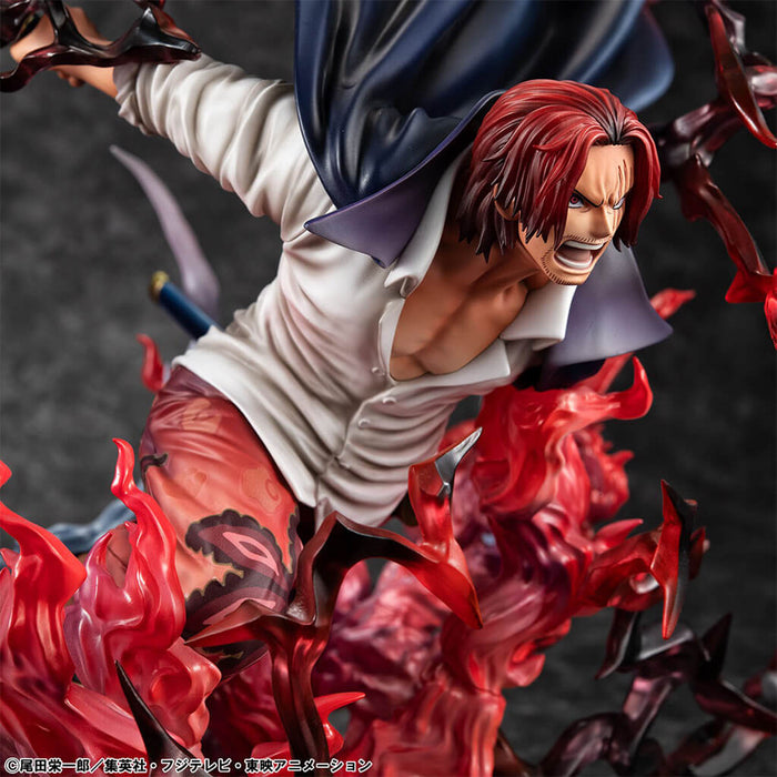 ONE PIECE - FIGURINE SHANKS RED HAIR PIRATES CAPTAIN KAMUSARI PORTRAIT OF PIRATES SA-MAXIMUM