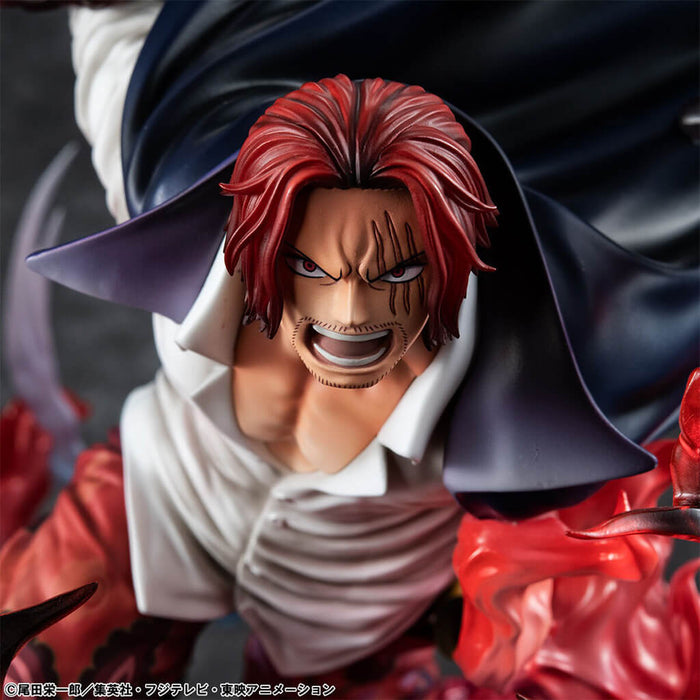 ONE PIECE - FIGURINE SHANKS RED HAIR PIRATES CAPTAIN KAMUSARI PORTRAIT OF PIRATES SA-MAXIMUM