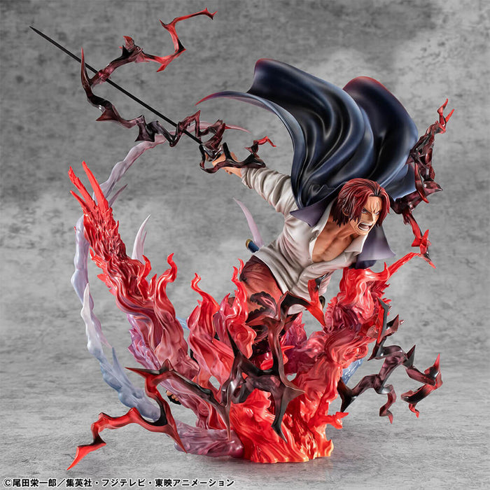ONE PIECE - FIGURINE SHANKS RED HAIR PIRATES CAPTAIN KAMUSARI PORTRAIT OF PIRATES SA-MAXIMUM