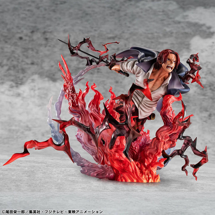 ONE PIECE - FIGURINE SHANKS RED HAIR PIRATES CAPTAIN KAMUSARI PORTRAIT OF PIRATES SA-MAXIMUM