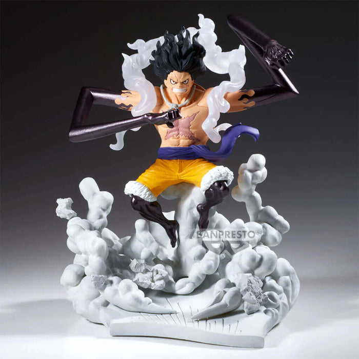 ONE PIECE - MONKEY D. LUFFY GEAR 4 &amp; BORSALINO SENKOUZEKKEI FIGURINES