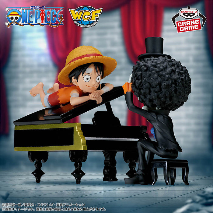 ONE PIECE - FIGURAS DE MONKEY D. LUFFY Y BROOK WCF LOG STORIES