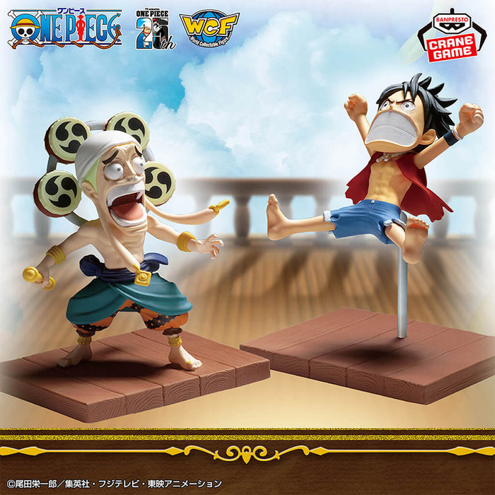 ONE PIECE - FIGURINES MONKEY D. LUFFY & ENEL WCF LOG STORIES