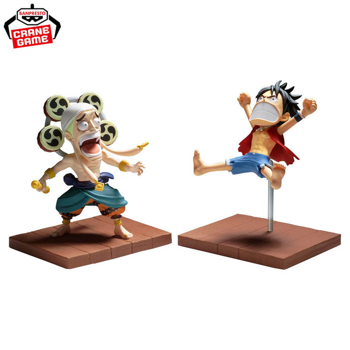 ONE PIECE - FIGURINES MONKEY D. LUFFY & ENEL WCF LOG STORIES