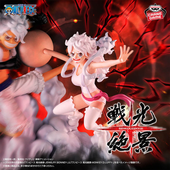 ONE PIECE - FIGURINES MONKEY D. LUFFY & JEWELRY BONNEY SENKOUZEKKEI