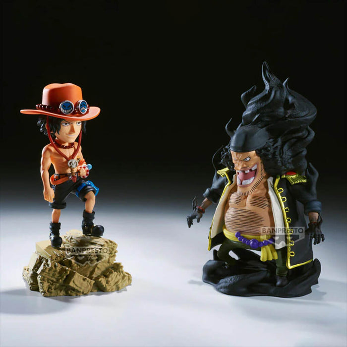 ONE PIECE - MONKEY D. LUFFY &amp; ENEL FIGURINES WCF LOG STORIES