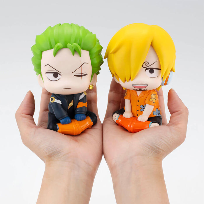 ONE PIECE - FIGURAS DE RORONOA ZORO Y SANJI (VERSIÓN EGG HEAD) EDICIÓN LIMITADA