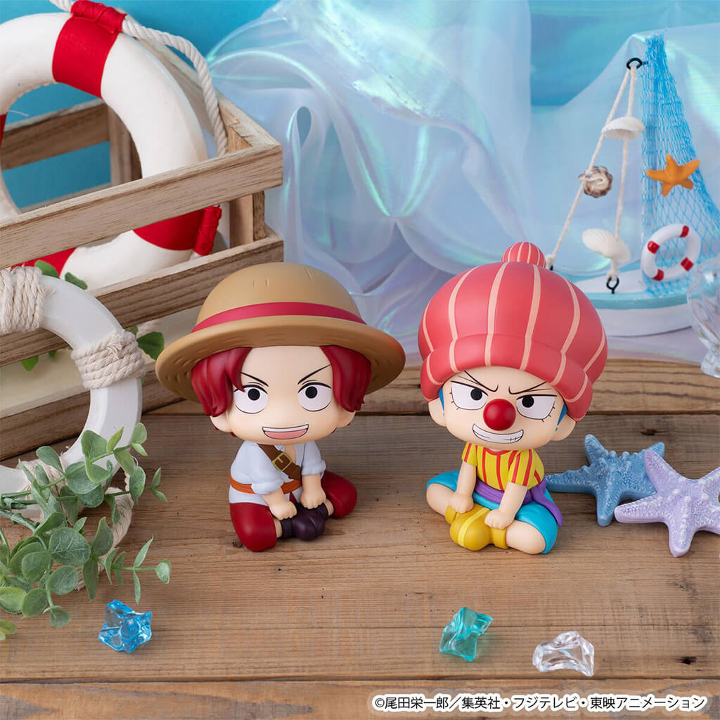 ONE PIECE - FIGURAS SHANKS & BAGGY CHILDHOOD VER. LIMITED EDITION LOOK UP