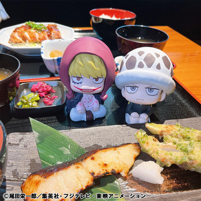 ONE PIECE - TRAFALGAR LAW &amp; CORAZON FIGURINES (CHILDHOOD VER.) LIMITED EDITION LOOK UP