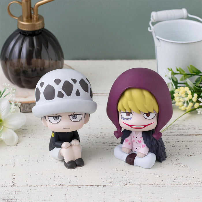ONE PIECE - TRAFALGAR LAW &amp; CORAZON FIGURINES (CHILDHOOD VER.) LIMITED EDITION LOOK UP