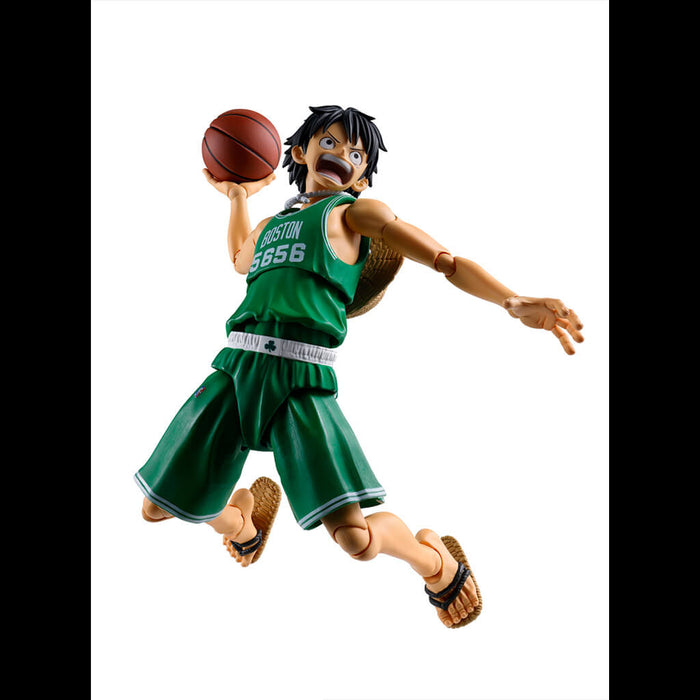 ONE PIECE - FIGURA THE MONKEY D. LUFFY ONE PIECE x NBA BOSTON CELTICS VER. SH FIGUARTS