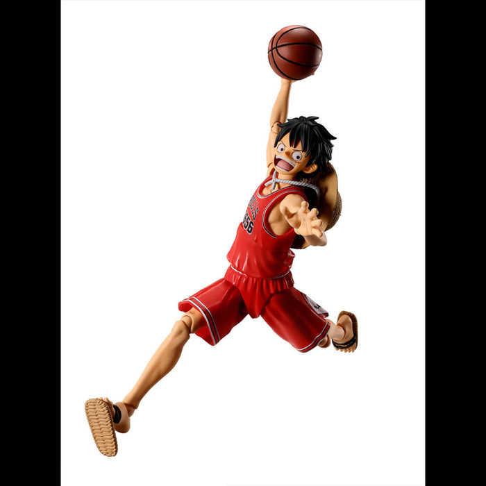ONE PIECE - FIGURA THE MONKEY D. LUFFY ONE PIECE x NBA CHICAGO BULLS VER. SH FIGUARTS