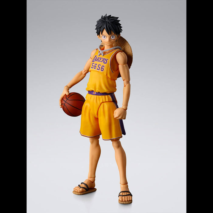 ONE PIECE - FIGURA THE MONKEY D. LUFFY ONE PIECE x NBA LOS ANGELES LAKERS VER. SH FIGUARTS