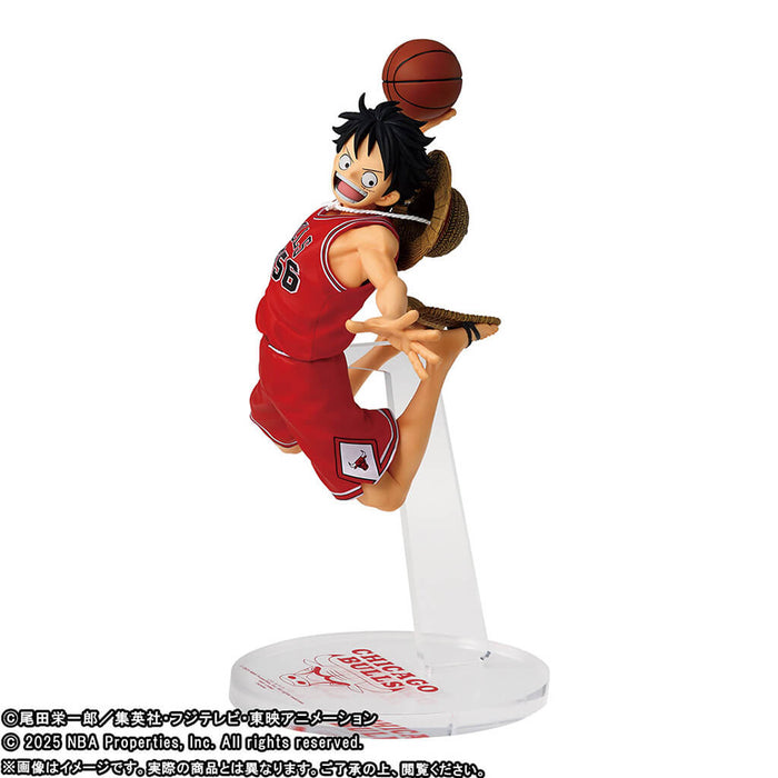 ONE PIECE - FIGURINE THE MONKEY.D.LUFFY ONE PIECE x NBA MASTER STARS PIECE