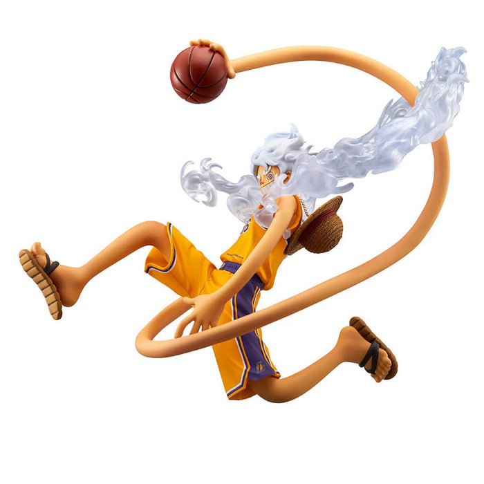 ONE PIECE - FIGURE THE MONKEY D. LUFFY GEAR 5 LOS ANGELES LAKERS ONE PIECE x NBA MASTER STARS PIECE