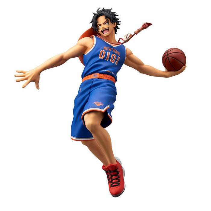 ONE PIECE - FIGURINE THE PORTGAS D. ACE NEW YORK KNICKS ONE PIECE x NBA MASTER STARS PIECE