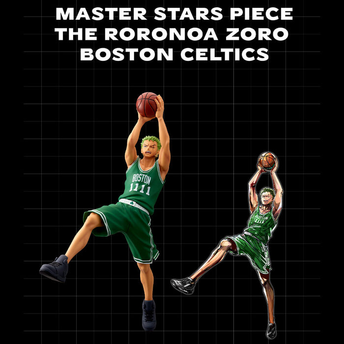 ONE PIECE - FIGURE THE RORONOA ZORO BOSTON CELTICS ONE PIECE x NBA MASTER STARS PIECE