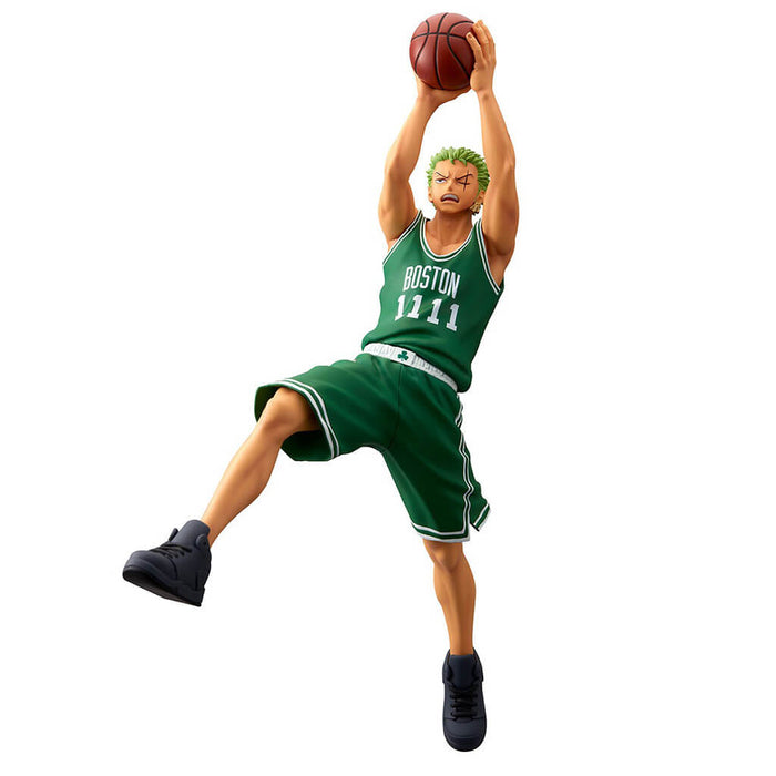 ONE PIECE - FIGURE THE RORONOA ZORO BOSTON CELTICS ONE PIECE x NBA MASTER STARS PIECE