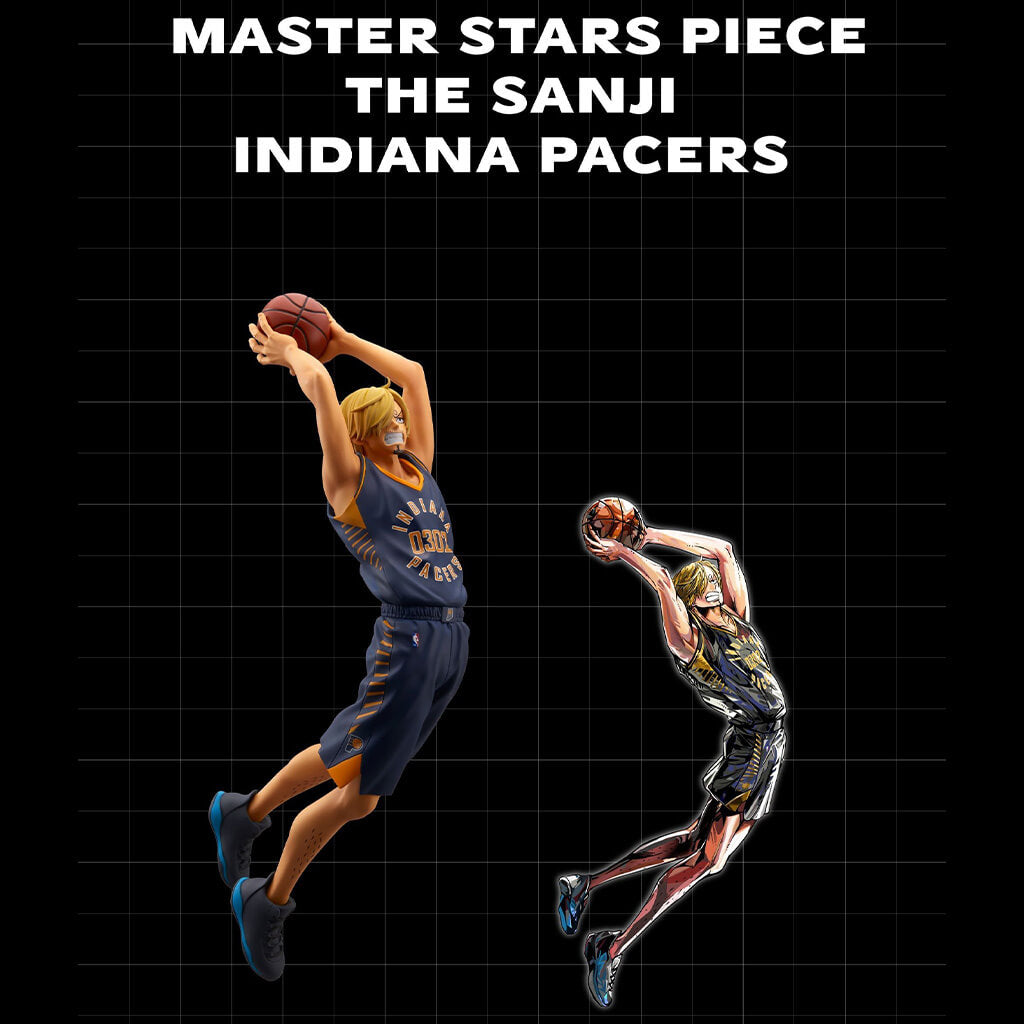 ONE PIECE - FIGURA THE SANJI INDIANA PACERS ONE PIECE x NBA MASTER STARS PIECE