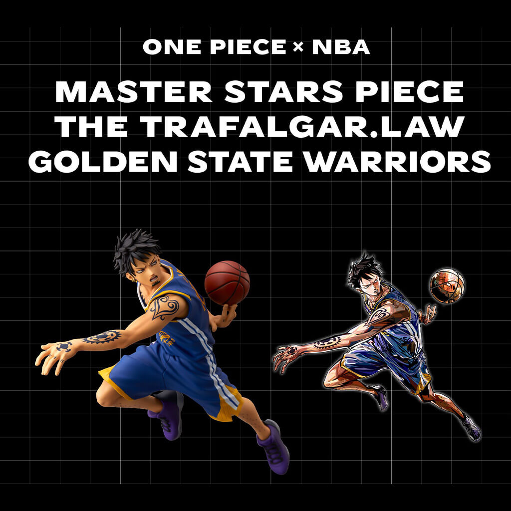 ONE PIECE - FIGURA THE TRAFALGAR LAW GOLDEN STATE WARRIORS ONE PIECE x NBA MASTER STARS PIECE