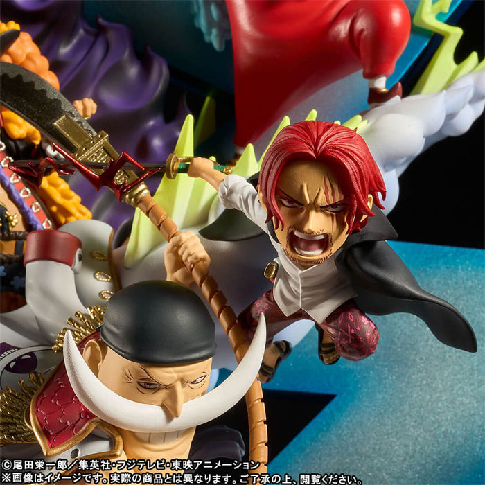ONE PIECE - FIGURAS DE LOS CUATRO EMPERADORES, NUEVAS Y ANTIGUAS, DE WCF PREMIUM