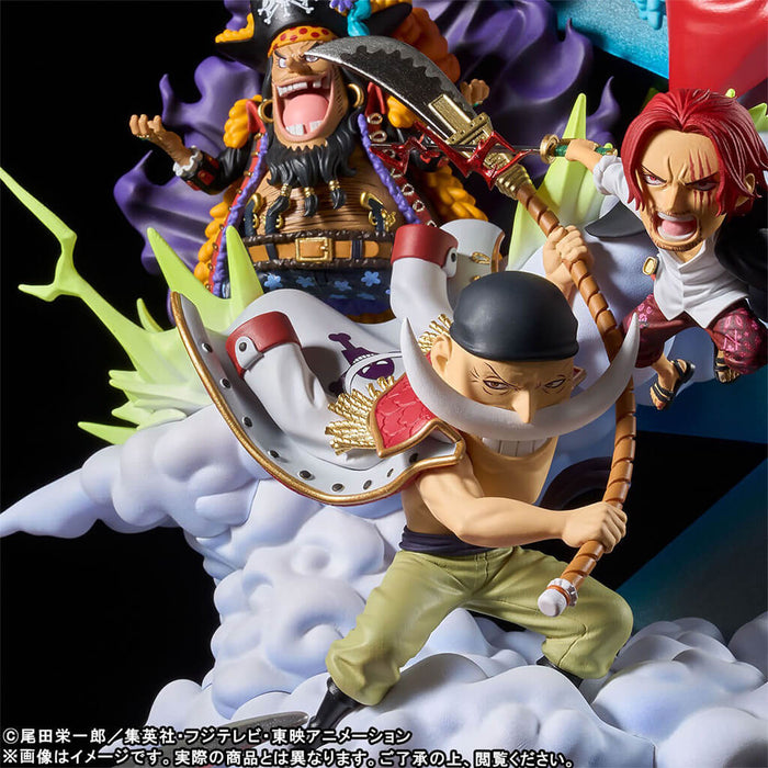 ONE PIECE - FIGURAS DE LOS CUATRO EMPERADORES, NUEVAS Y ANTIGUAS, DE WCF PREMIUM