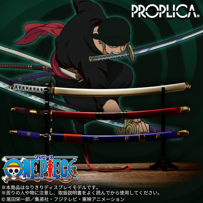 ONE PIECE - RORONOA ZORO THREE SWORDS SET (WADO ICHIMONJI, SANDAI KITETSU, ENMA) PROPLICA