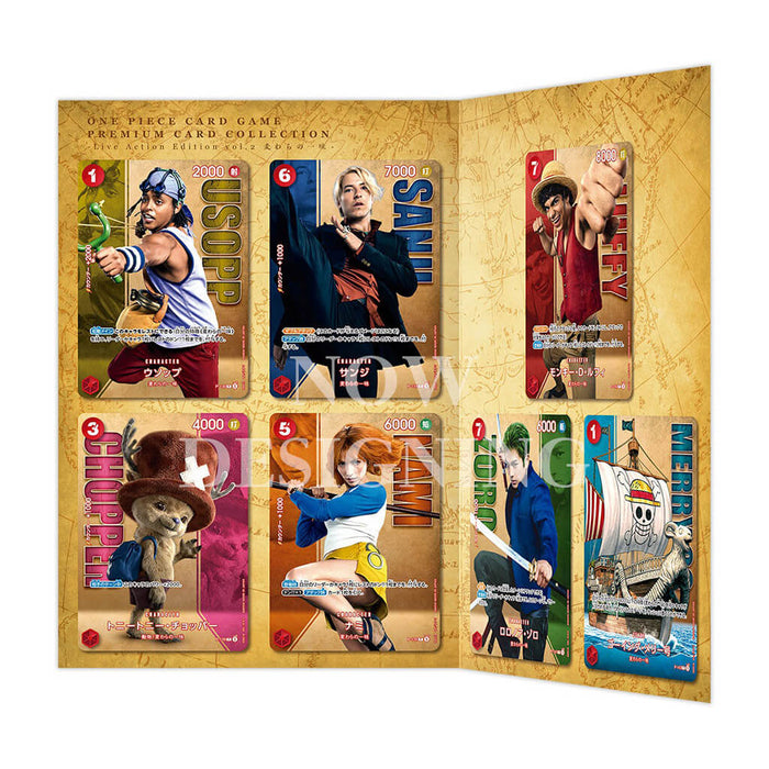 ONE PIECE CARD GAME PREMIUM CARD COLLECTION STRAW HAT CREW LIVE ACTION EDITION VOL.2
