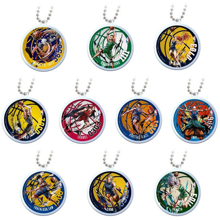 ONE PIECE x NBA CAPSULE ACRYLIC CHARM FULL SET