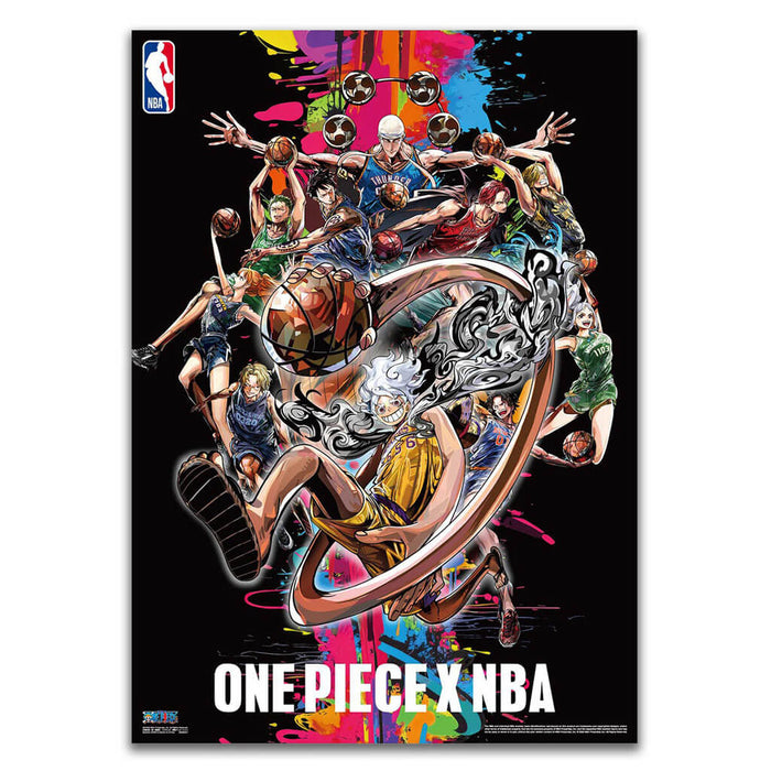 ONE PIECE × NBA POSTER