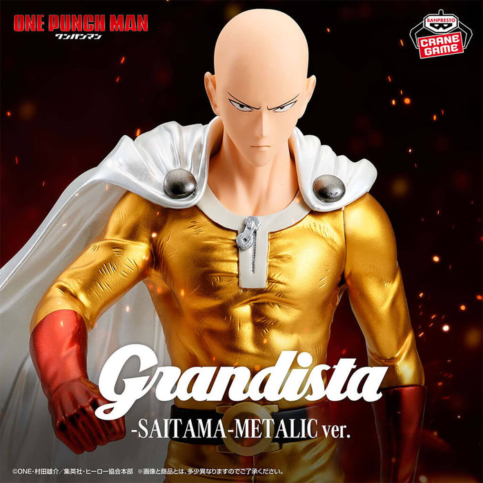ONE PUNCH MAN - FIGURINE SAITAMA (METALIC COLOR VER.) GRANDISTA