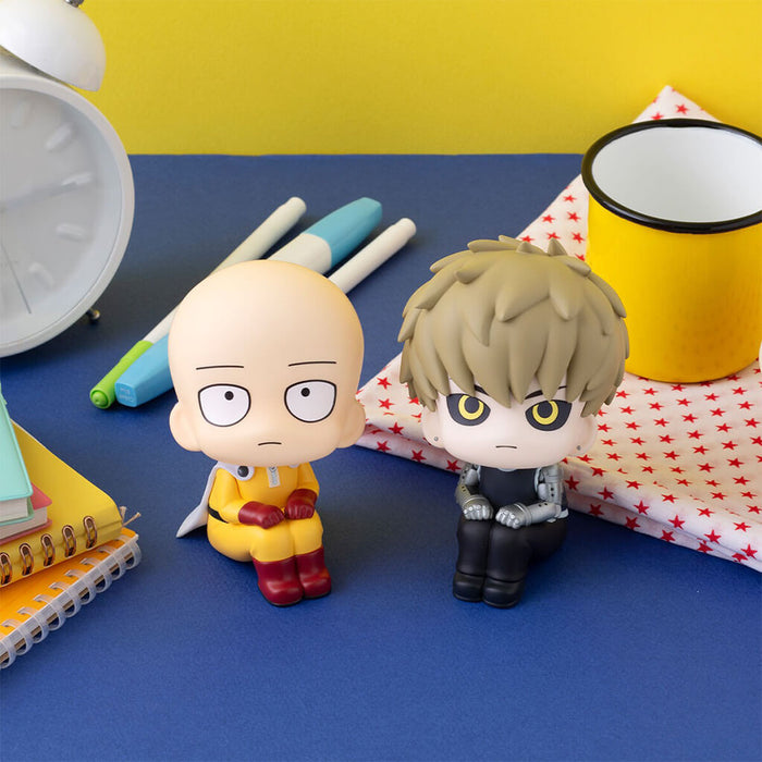 ONE PUNCH MAN - FIGURINES SAITAMA &amp; GENOS LIMITED EDITION LOOK UP