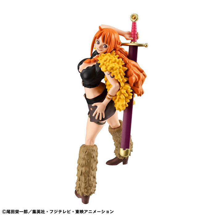 One Piece - Figurines Monkey D. Luffy & Nami (Elbaf Arc) Set WALLSTAR