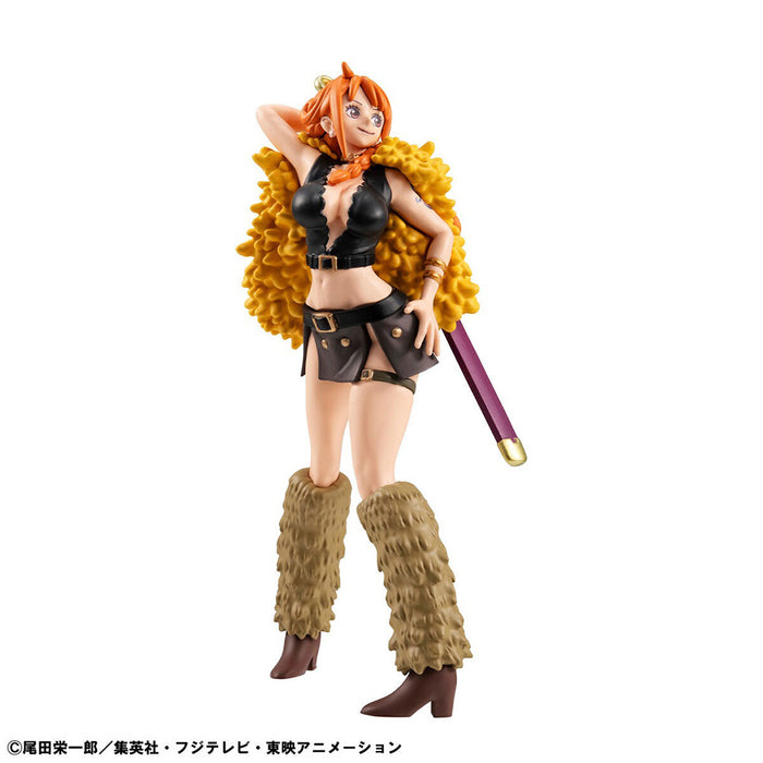 One Piece - Figurines Monkey D. Luffy & Nami (Elbaf Arc) Set WALLSTAR
