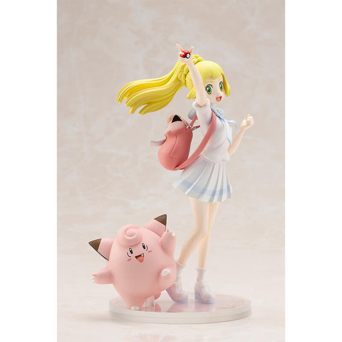 POKEMON - FIGURINE LILIE & PIPPI POKEMON CENTER ORIGINAL FIGURE JAPANDCO 10c