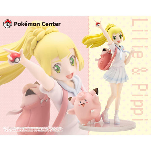 POKEMON - FIGURINE LILIE & PIPPI POKEMON CENTER ORIGINAL FIGURE JAPANDCO 1c