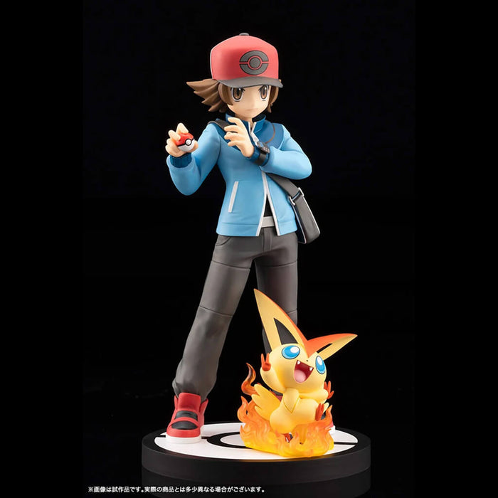POKEMON - FIGURE HILBERT & VICTINI ARTFXJ